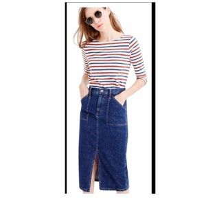 J crew Denim Skirt sz27